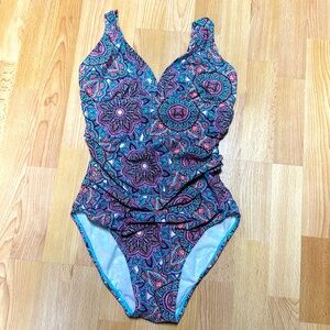 One piece bathing suit, gorgeous colors